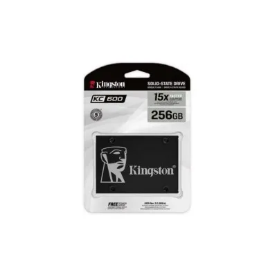 DISCO RIGIDO INTERNO SSD KINGSTON KC600 SSD 256GB 2.5" SATA3 NAND TLC 3D SKC600/256G