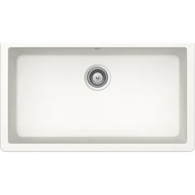 Schock Lavello una vasca SOLIDO N100XL SOLN100L01 finitura bianco assoluto da 83.82x46.95 cm