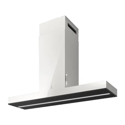 Elica Cappa a isola HAIKU ISLAND WH/A/120 PRF0146290 finitura Krion bianco da 120 cm