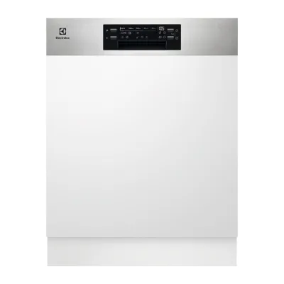 PRONTA CONSEGNA - Electrolux Lavastoviglie integrata parziale AirDry KEAC7200IX con cruscotto inox da 60 cm