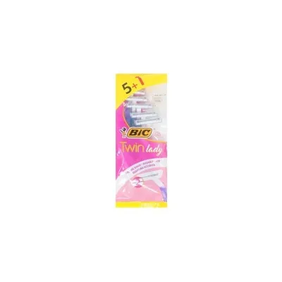 Bic Twin Lady Confezione da 5+1 Rasoi Monouso a 2 Lame 8268563