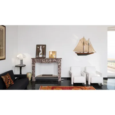 Artemide Lampada da tavolo Shogun finitura nero/bianco