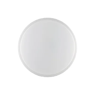 Plafoniera rotonda in acrilico bianco, 1 LED 18W, CCT, 29.5x29.5cm