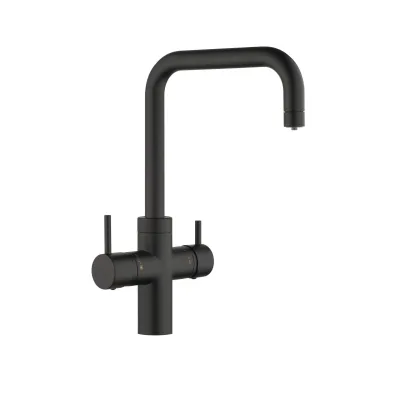 Schock Miscelatore 5 vie a doppio comando AQUAPURA 5 VIE SXPUR5BK finitura nero opaco