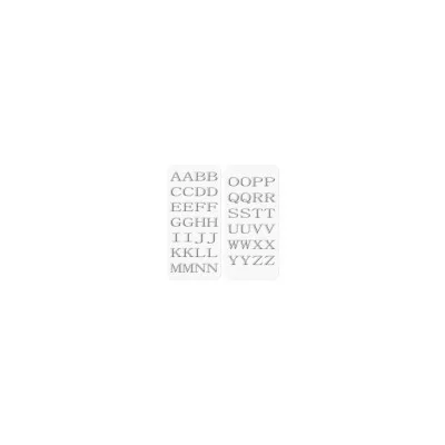 CELLY 3D STICKERS LETTERS SILVER STICKERLETTER02