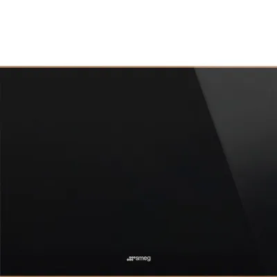 Smeg S Cantina vini da incasso CVI620NRE finitura vetro nero e rame da 60 cm