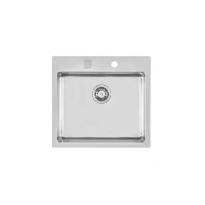 Foster Lavello una vasca 2265 050 finitura acciaio inox da 56x52 cm - IN PROMOZIONE FINO AL 30/06