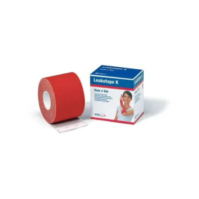 ACTIMOVE LEUKOTAPE K TAPING FISIOTERAPICO 5CMX5M ROSSO