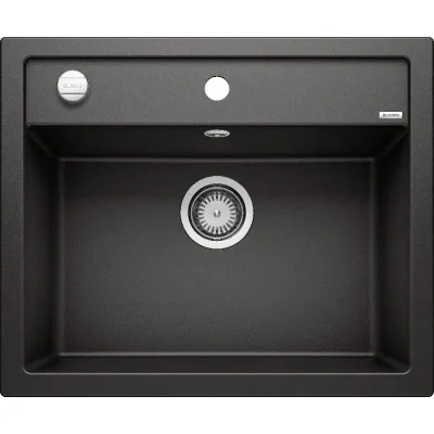 Blanco | Lavello una vasca DALAGO 6 1525873 finitura nero da 61.5x51 cm - Sopratop