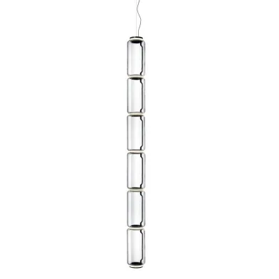 Flos Lampada a sospensione Noctambule Suspension 6 High Cylinder finitura nero