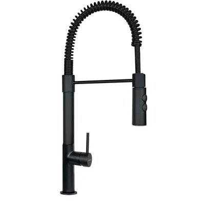 Schock Miscelatore monocomando con doccetta AQUASOFT SLIM SXSOFTLBK finitura nero