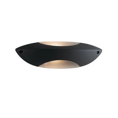 Applique antracite 1xe27 ip54 35x11x11cm