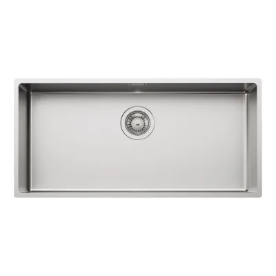 PRONTA CONSEGNA - Foster Lavello una vasca 3137 850 finitura acciaio inox da 78x38 cm