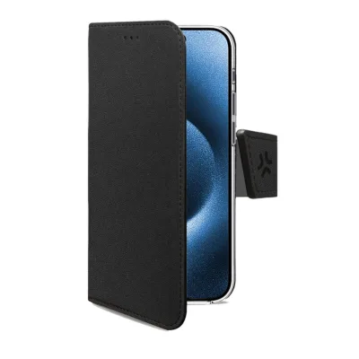 CELLY WALLY CASE IPHONE 16 PRO BLACK WALLY1079