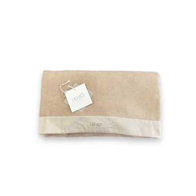 Liu.Jio Telo Spugna 100% Puro Cotone Jacquard Alta Qualita' Morbido Tinta Unita