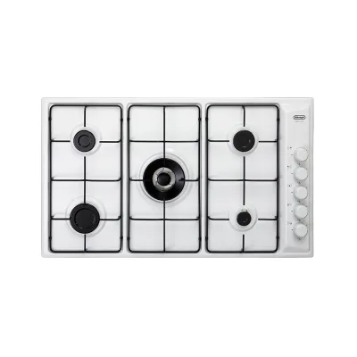 De Longhi Piano cottura a gas FLB 59 DD finitura bianco da 86 cm