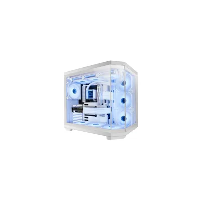 CASE MARS Gaming CUSTOM MC-3TCOREW Triplo vetro temperato Supporta 10 ventole