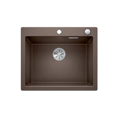 Blanco Lavello una vasca PLEON 6 1521688 finitura caffè da 61.5x51 cm - Sopratop
