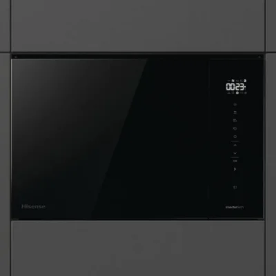 Hisense Forno microonde con grill da incasso BIM325GI63DBG finitura nero da 60 cm