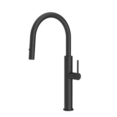 Gessi Miscelatore monocomando con doccetta estraibile Kitchen 60022 299 finitura Matte Black - IN PROMOZIONE FINO AL 6/07
