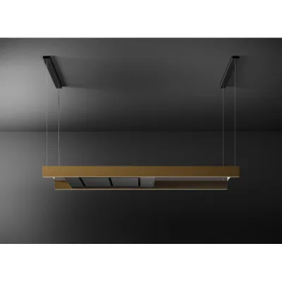 Falmec Cappa a isola Light finitura bronzo da 120 cm