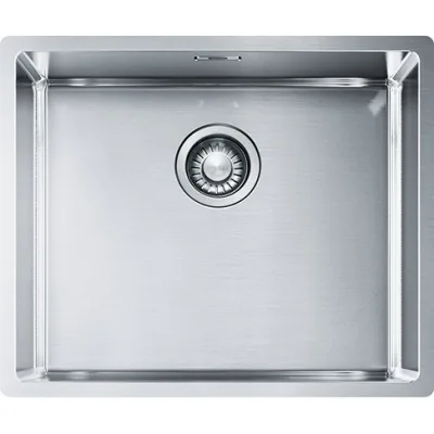 Franke: Lavello una vasca Franke: Box BXX 210-50/110-50 127.0369.282 finitura inox satinato da 54x45 cm