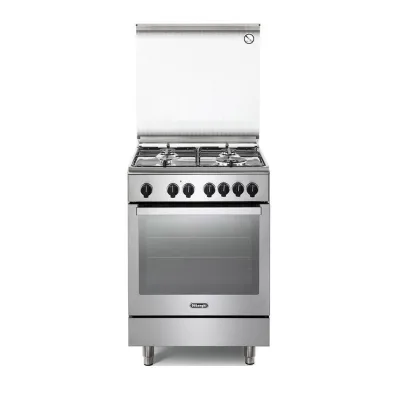 De Longhi Cucina a libera installazione PEMX 64 LSG a 4 fuochi con forno elettrico multifunzione in acciaio inox da 60 cm