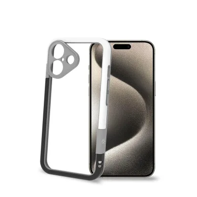 CELLY BUMPER IPHONE 16 BLACK/WHITE BUMPER1078BKWH