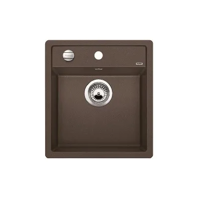 Blanco Lavello una vasca DALAGO 45 1517165 finitura caffè da 46.5x51 cm - Sopratop