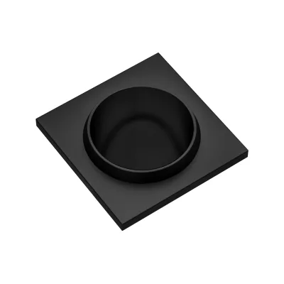Barazza Portabottiglie 1CPBN finitura inox nero opaco da 13.6 cm