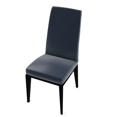 Calligaris OUTLET Sedia Bess CS1294-MTO con struttura in faggio P132 grafite e seduta in tessuto S96 Skuba grigio