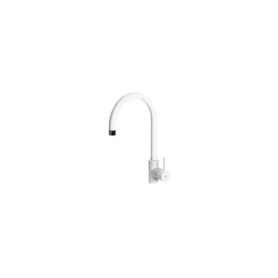 Elleci Miscelatore monocomando con canna girevole CLOUD MKKCLO96 finitura K96 bianco