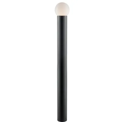 Palo per esterni antracite moderno in alluminio, 1 luce E27, 15x100cm