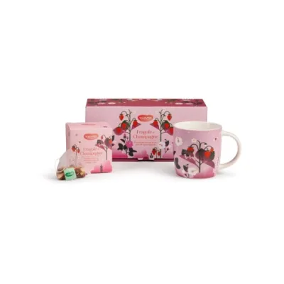NEAVITA COFANETTO FRAGOLE E CHAMPAGNE INFUSO E MUG