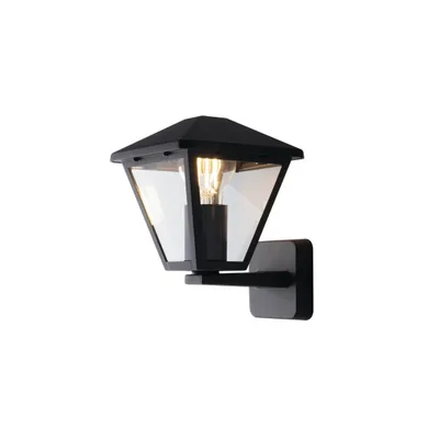 Applique antracite 1xe27 ip44 19,1x21,8x16cm