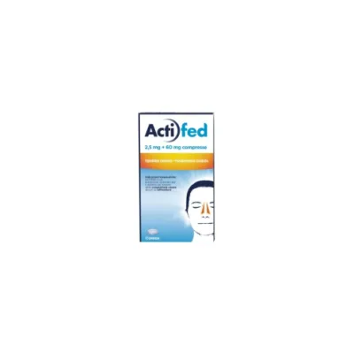ACTIFED 12 COMPRESSE 2,5MG+60MG
