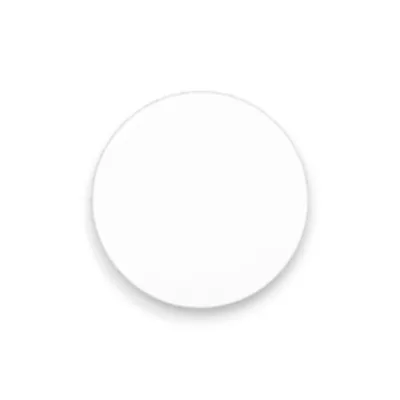 Plafoniera circolare in acrilico bianco, 1 LED 24W, luce naturale, 38x38cm
