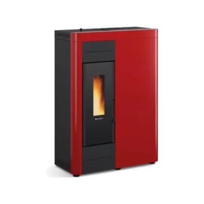 Extraflame Termostufa a pellet ermetica slim VIRNA IDRO.16 1294400 finitura bordeaux