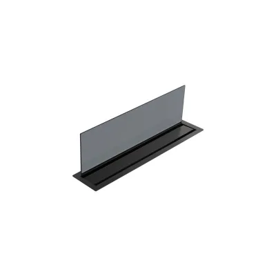 Barazza Cappa downdraft Lab Evolution Downdraft 1KLE9 finitura acciaio inox nero opaco / vetro grey da 90 cm