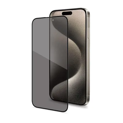 CELLY PRIVACY GLASS IPHONE 16 PLUS BK PRIVACYF1080BK