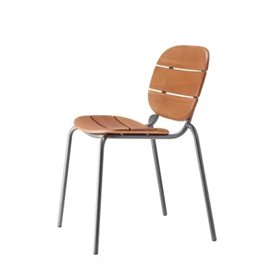 Scab Sedia Si-Si Wood art. 2515 con struttura in metallo e scocca in legno - CON VOUCHER 15% NEL CARRELLO