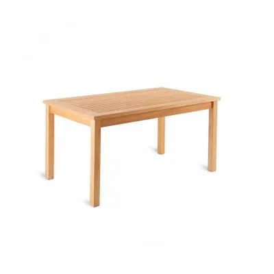 Unopiù Tavolo fisso CHELSEA in legno teak da 140x80 cm