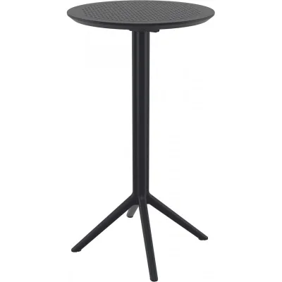 Siesta Tavolo Pieghevole Hi-Tech Sky Folding Bar Table 60Ø art. 122 con struttura in polimero da Ø60 cm