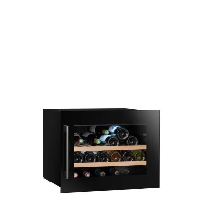 Climadiff Cantinetta vino a colonna da incasso CBI28S1B finitura inox/nero da 60 cm