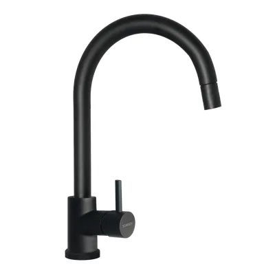 Schock Miscelatore abbattibile monocomando con doccetta AQUAPLAN SXPLANBK finitura nero opaco