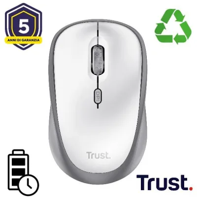 YVI+ WIRELESS MOUSE WHITE 25513
