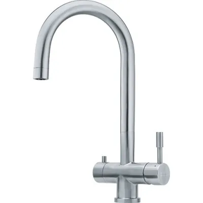 Franke: Miscelatore a tripla via bicomando Eos Clear 120.0179.979 finitura inox satinato