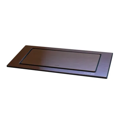 Foster Portaprese da incasso 8000 118 in acciaio PVD copper