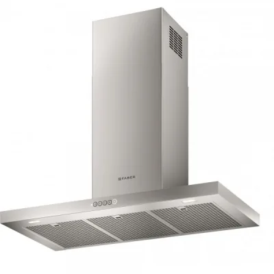 Faber Cappa a parete BELLA SILENCE X A90 325.0658.631 finitura inox da 90 cm