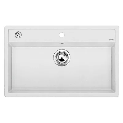 PRONTA CONSEGNA - Blanco Lavello una vasca DALAGO 8 1516633 finitura bianco da 81.5x51 cm - Sopratop